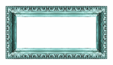 Vintage golden frame with blank space.の写真素材