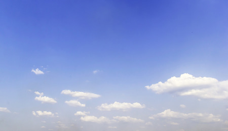 clouds in the blue skyの写真素材