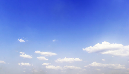 clouds in the blue skyの写真素材