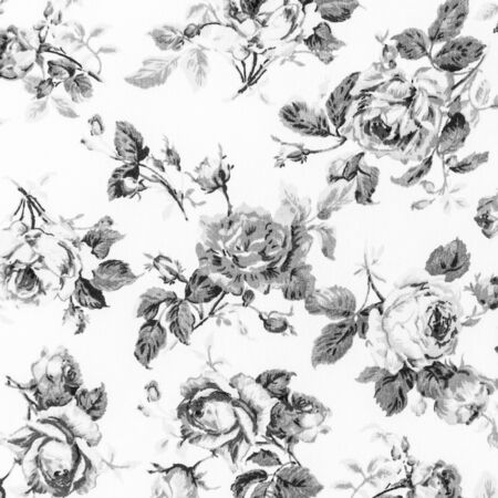 Rose bouquet design Seamless pattern on fabric as backgroundの写真素材