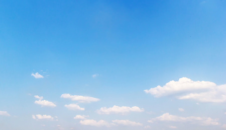 clouds in the blue skyの写真素材