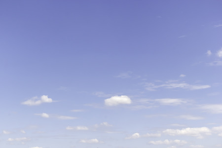 clouds in the blue skyの写真素材