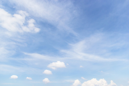 clouds in the blue skyの写真素材