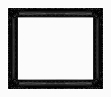 Vintage black frame with blank spaceの写真素材