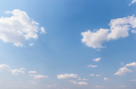 clouds in the blue skyの写真素材