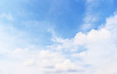 clouds in the blue skyの写真素材