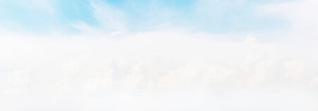 white clouds and blue skyの写真素材