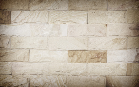 sand stone wall background of decorate,vintage colour effect.の写真素材
