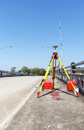 GPS survey, Global Positioning Systemの写真素材