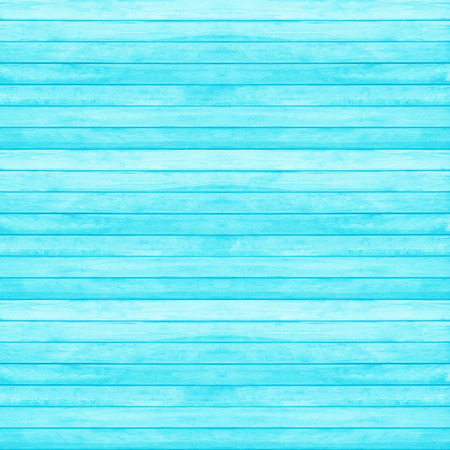 Wooden wall texture background, Scuba blue pantone color.の写真素材