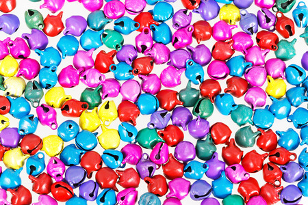 colourful bells for background.の写真素材