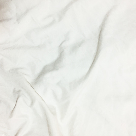 Close up of bedding sheets with copy-space.の写真素材