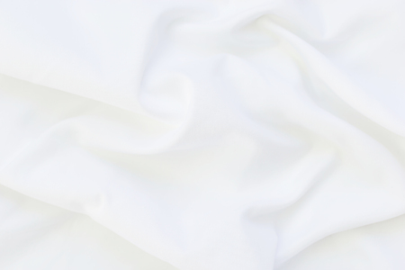 Close up of white bedding sheets and copy-spaceの写真素材