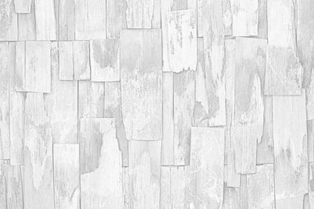 White wood wall texture for background.の写真素材