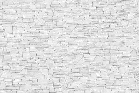 White - Gray brick wall as a background or texture.の写真素材