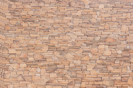 Brown brick wall as a background or texture.の写真素材
