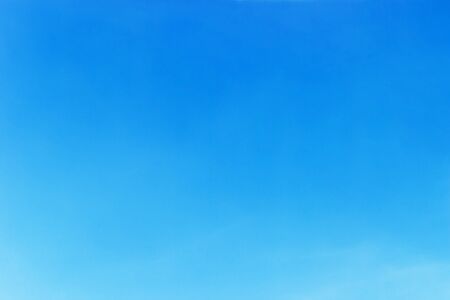 Blue sky background and empty space for your design, no cloud.の写真素材