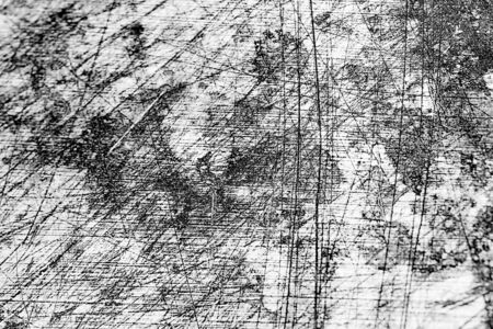 Grunge black and white abstract background or texture with distress scratch.の写真素材