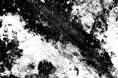 Grunge black and white abstract background or texture with distress scratchの写真素材