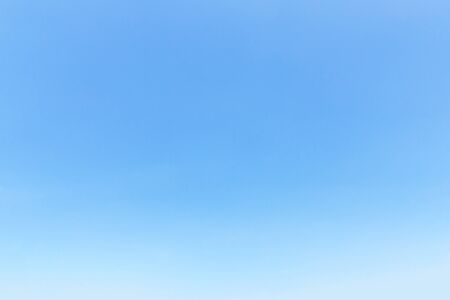 clear blue sky background and empty space for your design, no cloudの写真素材