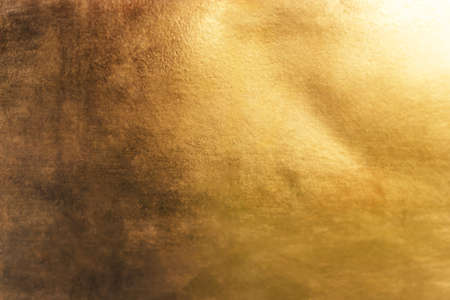 Gold abstract background or texture and gradients shadowの写真素材