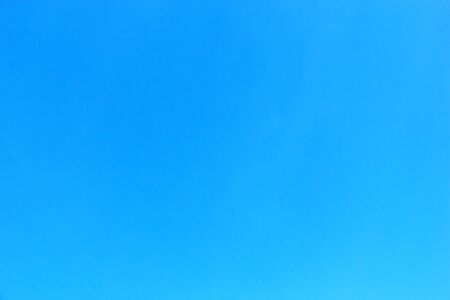 Clear blue sky background and empty space for your design, no cloud.の写真素材