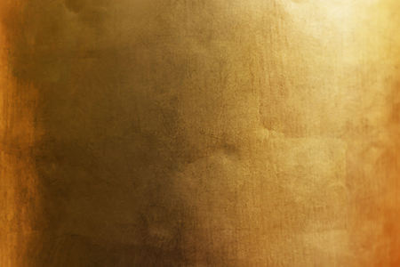 Gold abstract background or texture and gradients shadow.の写真素材