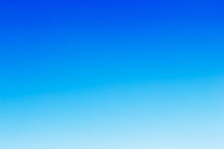 Clear blue sky background and empty space for your design, no cloud.の写真素材