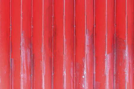 Old red metal texture or background and shadowの写真素材