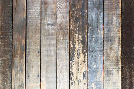 Brown wood wall plank texture or background.の写真素材