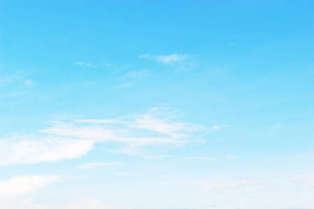 Soft white clouds against blue sky background for your design, beautiful of nature.の写真素材