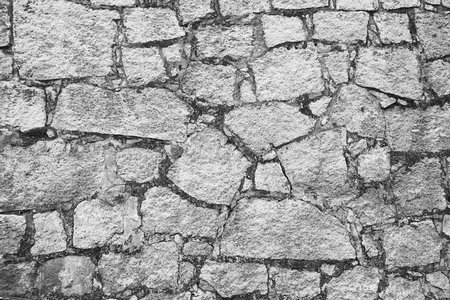 Dark gray black stone wall background or texture.の写真素材