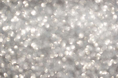 Silver sparkle glitter abstract for Christmas background.の写真素材