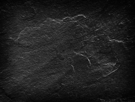 Black gray slate stone background or textureの写真素材