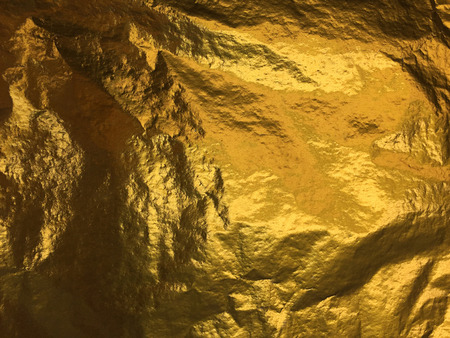 Gold abstract background or texture and gradients shadow.の写真素材