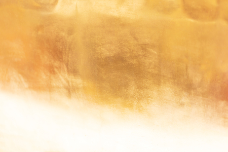 Gold abstract background or texture and gradients shadow, copy space.の写真素材