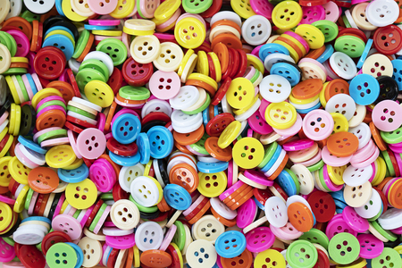 Button plastic colorful for backgroundの写真素材