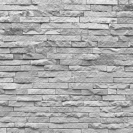 Gray brick wall as a background or texture.の写真素材