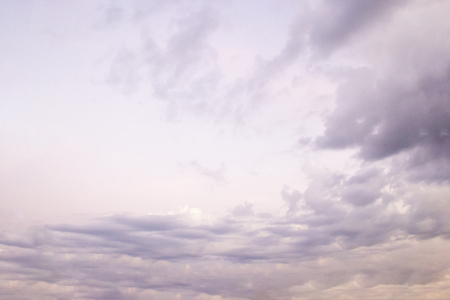 Rain clouds in twilight time.の写真素材