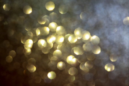 Gold sparkle glitter for Christmas background.の写真素材
