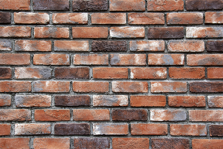 Brown brick wall as a background or texture.の写真素材