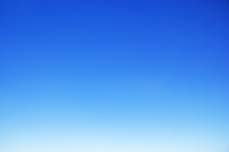 Clear blue sky background and empty space for your design, no cloud.の写真素材