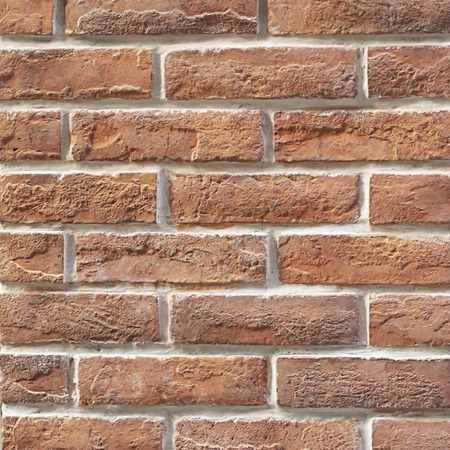 Brown brick wall as a background or texture.の写真素材