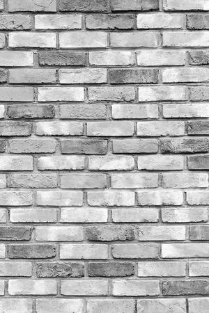 Gray brick wall as a background or texture.の写真素材
