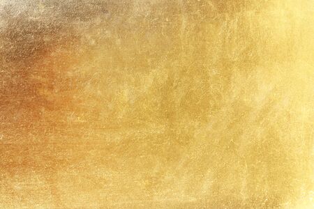 Gold abstract background or texture and gradients shadow.の写真素材