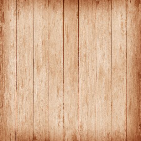 Brown wood wall plank texture or backgroundの写真素材