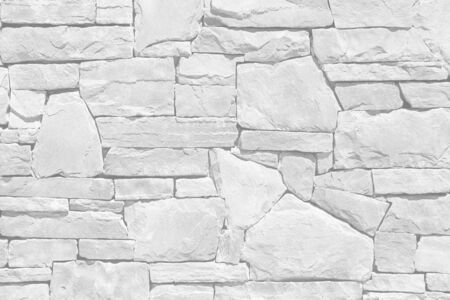 White brick wall as a background or texture.の写真素材