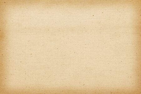 Brown linen fabric texture or background and shadowの写真素材