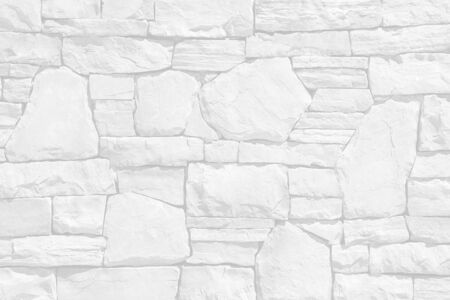 White brick wall as a background or texture.の写真素材