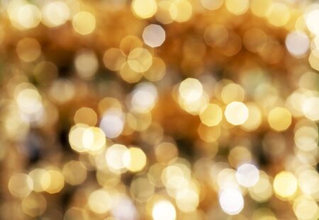 Gold sparkle glitter for Christmas background.の写真素材